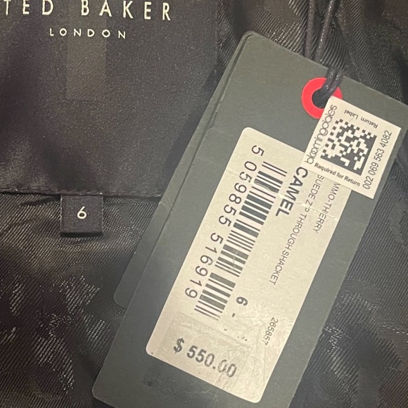 TED BAKER LONDON Thierry suede zip jacket, NEW WITH TAGS - Picture 10 of 16